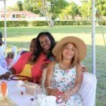 Annual Tea Party 2015 — two women smiling together