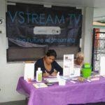 Annual Tea Party 2016 — VStream TV booth