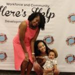 Annual Tea Party 2017 — mother and child at backdrop