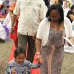 Annual Tea Party 2017 — woman and child walking red carpet