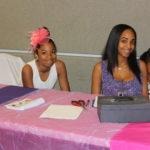 Annual Tea Party 2017 — guests at registration table